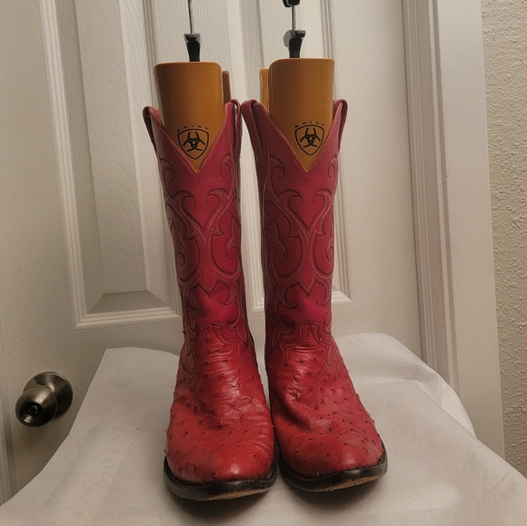 Caboots Ostrich Men's cowboy boots size10 - Picture 1 of 16